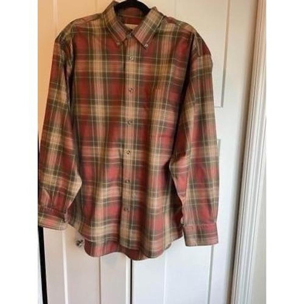 Cabela's Shirt Women Large Outfitter Long Sleeve Large High Low Hem s3
